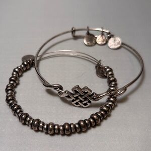 🚨 Clearance 🚨 Alex and Ani - Silver Bead and Celtic Knot Bracelets